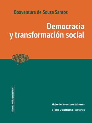 cover image of Democracia y transformación social